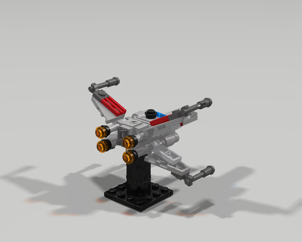 Star wars Starship Chess X-wing back view by Jesse220 on DeviantArt