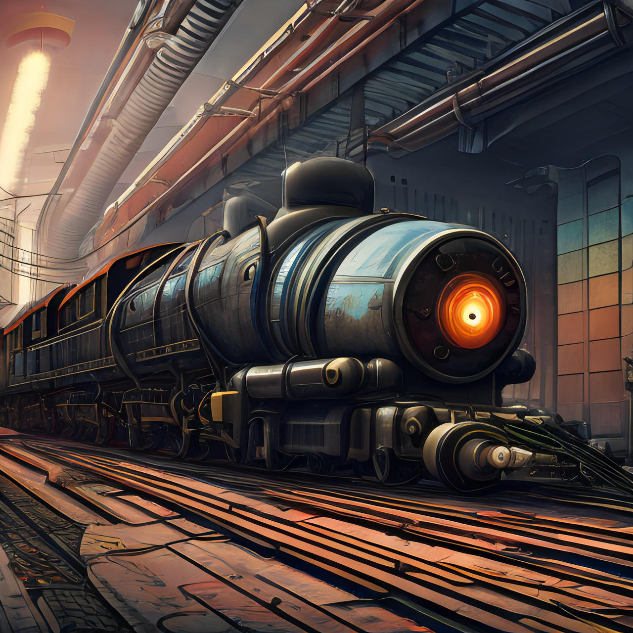 Deviantart Train Engine Futuristic Steam Locomotive 4 by Jesse220 on DeviantArt