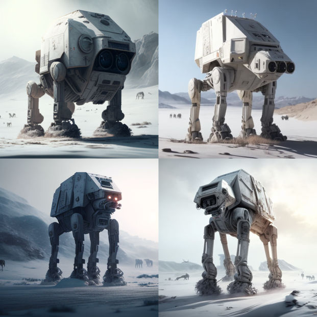 First Order Walker on Hoth Concept 2 by Jesse220 on DeviantArt