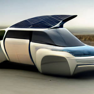 Futuristic Solar-powered Pickup Truck