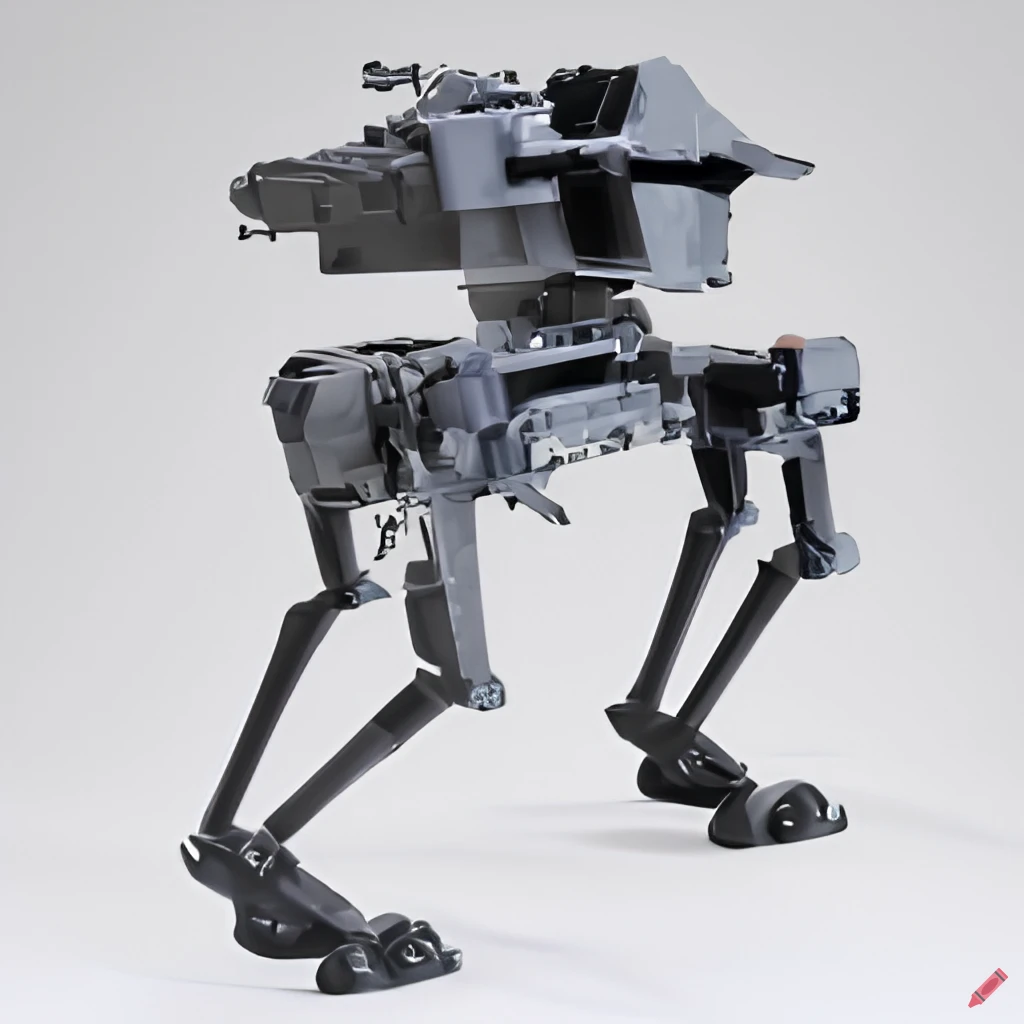 First Order attack walker wide shot by Jesse220 on DeviantArt