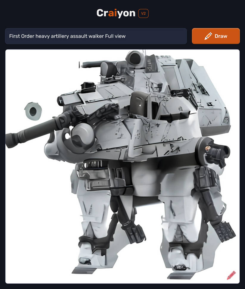 First Order heavy artillery assault walker by Jesse220 on DeviantArt
