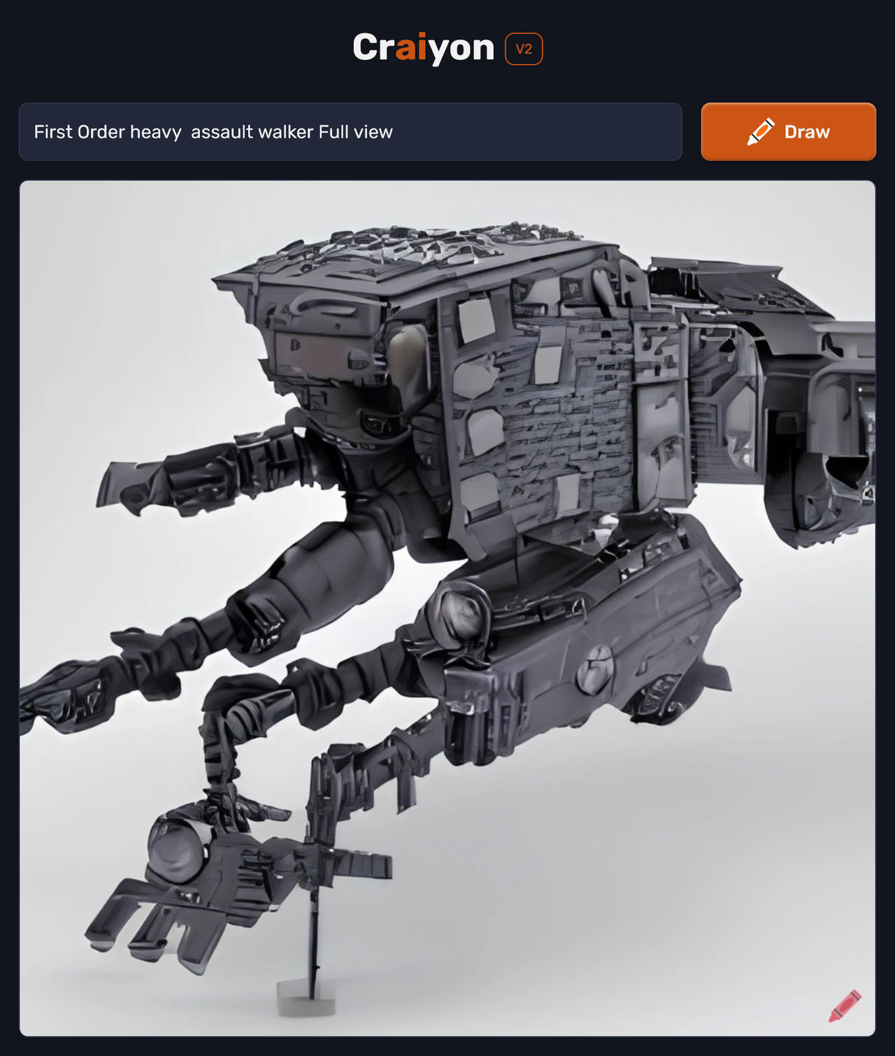 First Order heavy assault walker 4 by Jesse220 on DeviantArt