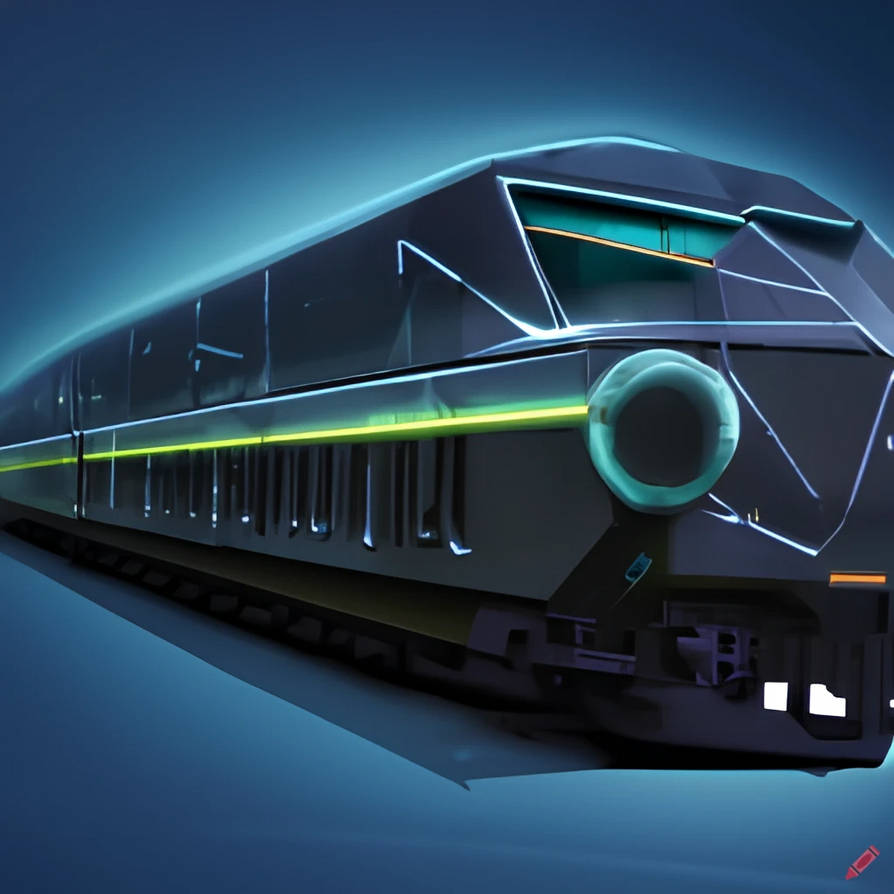 Futuristic Cyberpunk solar powred Locomotive by Jesse220 on DeviantArt