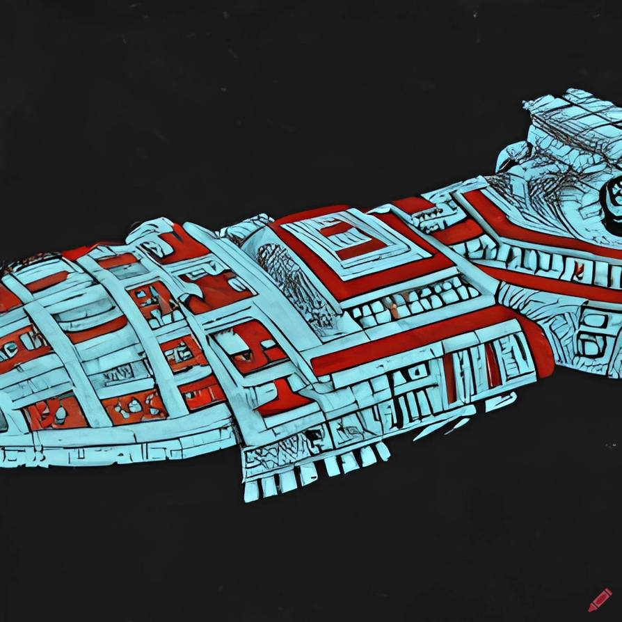 Ancient Aztec Space Cruiser 4 by Jesse220 on DeviantArt