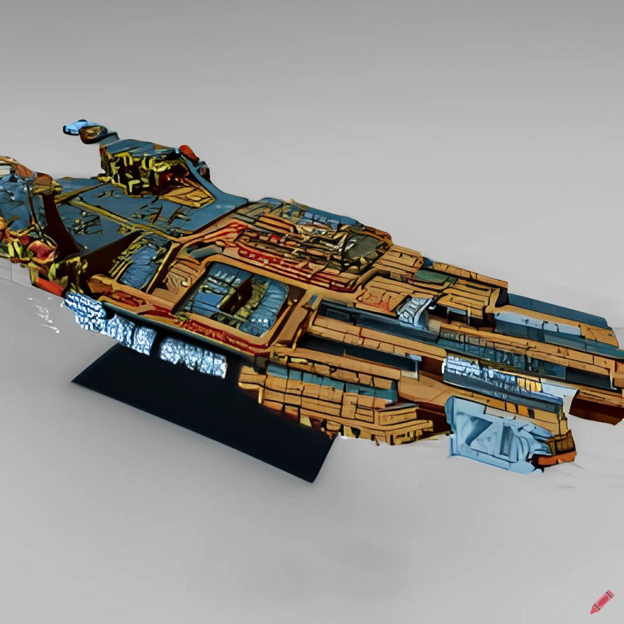 Ancient Aztec Space Cruiser 7 by Jesse220 on DeviantArt