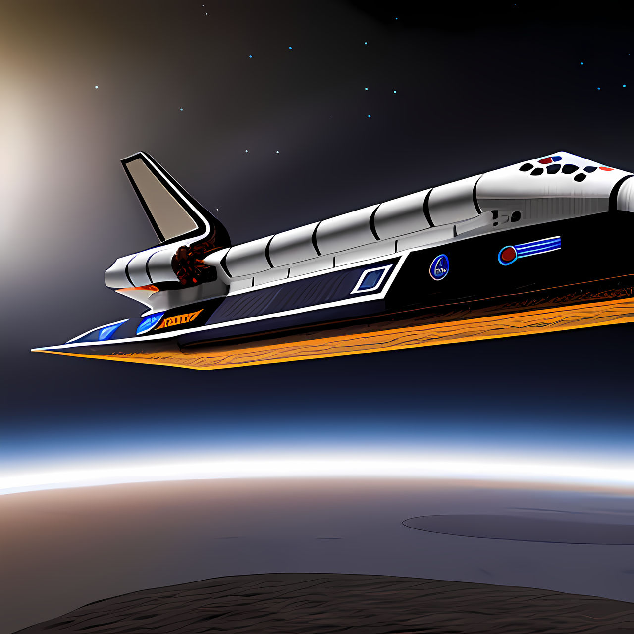 Shuttle 3 View Space Shuttle 3 View