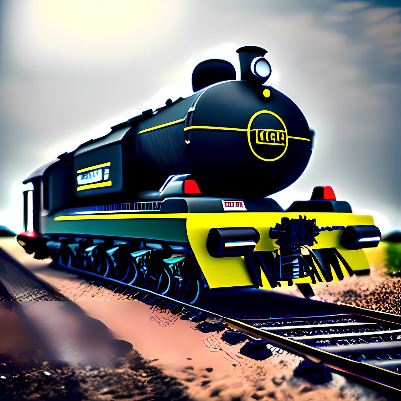 Deviantart Train Engine Futuristic Tank Locomotive by Jesse220 on DeviantArt