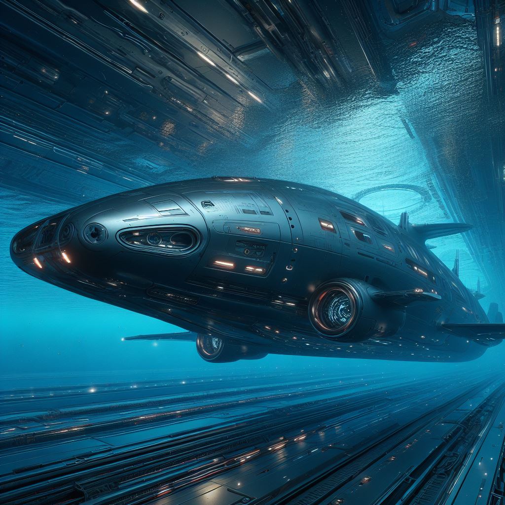 Futuristic 2090s submarine under the Sea by Jesse220 on DeviantArt