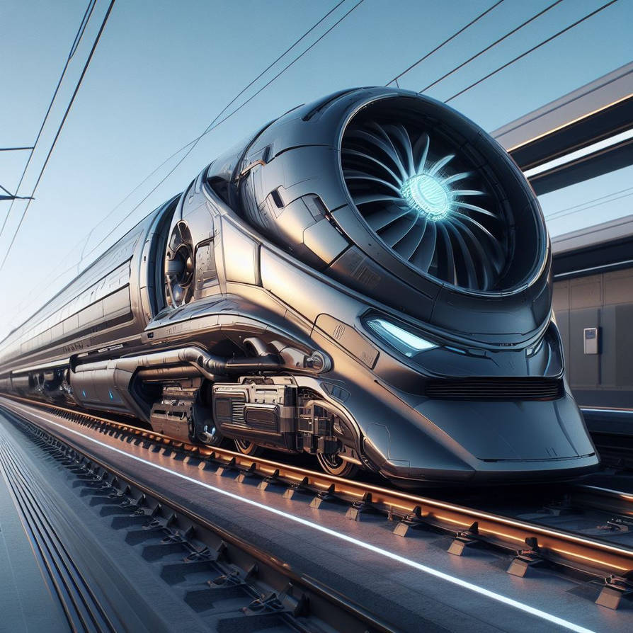 Fusion Train Engine Futuristic 2090s Fusion turbine Locomotive by Jesse220 on DeviantArt