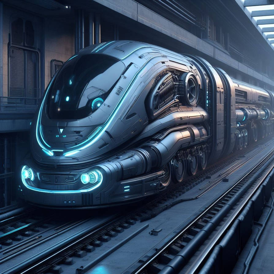 Fusion Train Engine Futuristic 2090s Fusion turbine Locomotive 3 by Jesse220 on DeviantArt