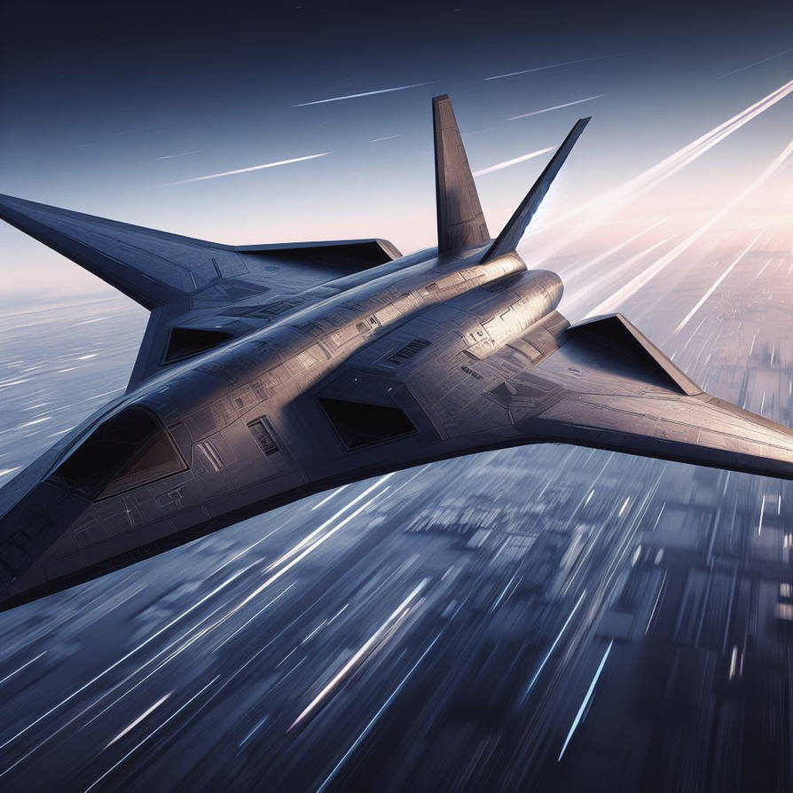 Futuristic French Stealth Bomber jet 2 by Jesse220 on DeviantArt