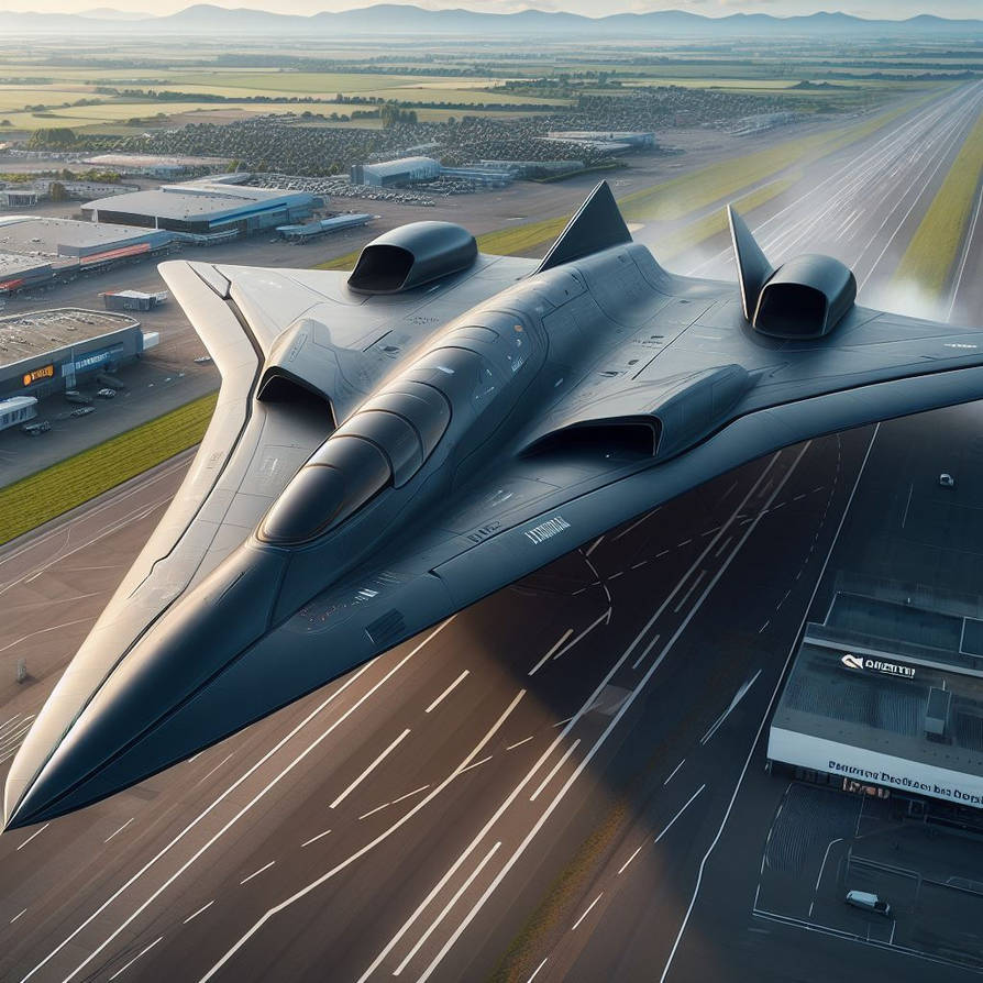 Futuristic Dutch Stealth Bomber jet 2 by Jesse220 on DeviantArt