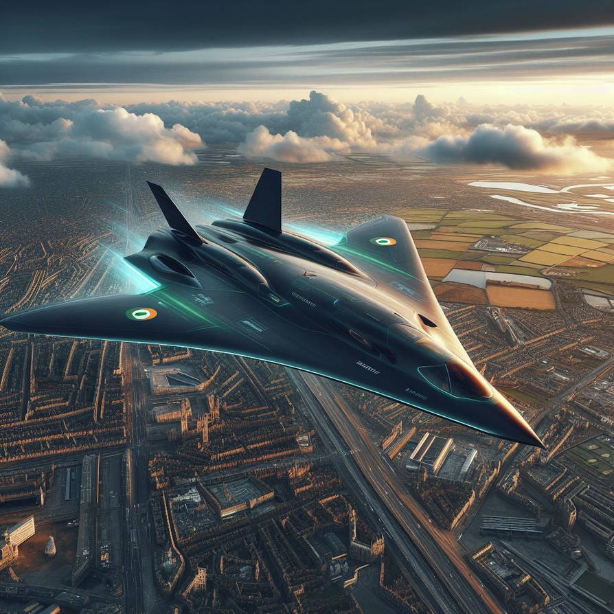 Futuristic Irish Stealth Bomber jet 2 by Jesse220 on DeviantArt