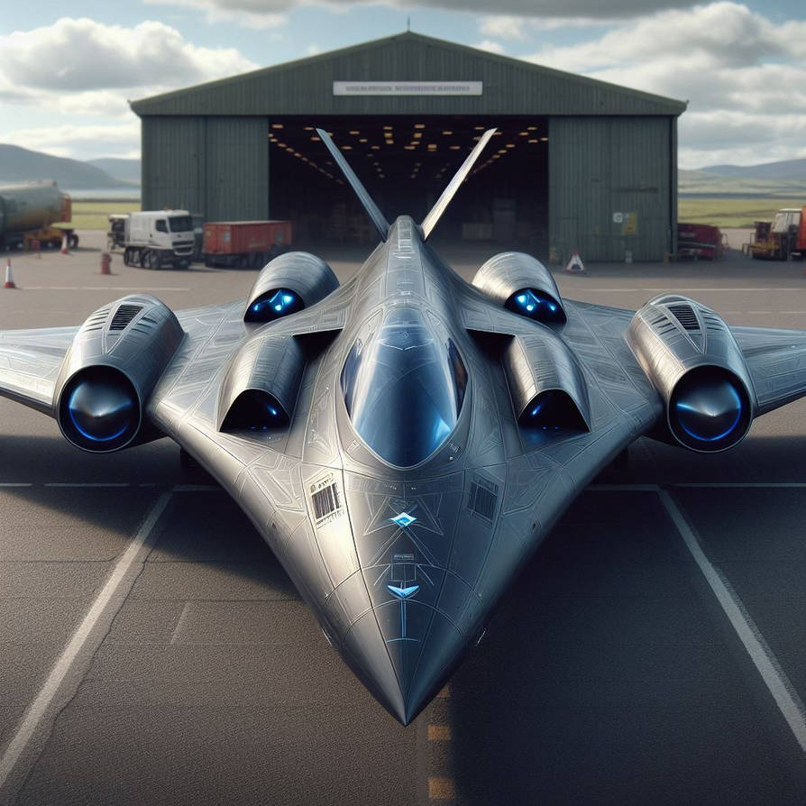 Futuristic Scottish Stealth Bomber jet 2 by Jesse220 on DeviantArt