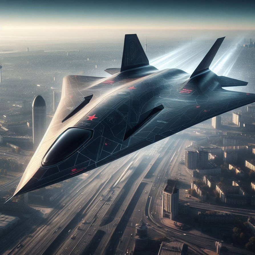 Futuristic Polish Stealth Bomber jet by Jesse220 on DeviantArt