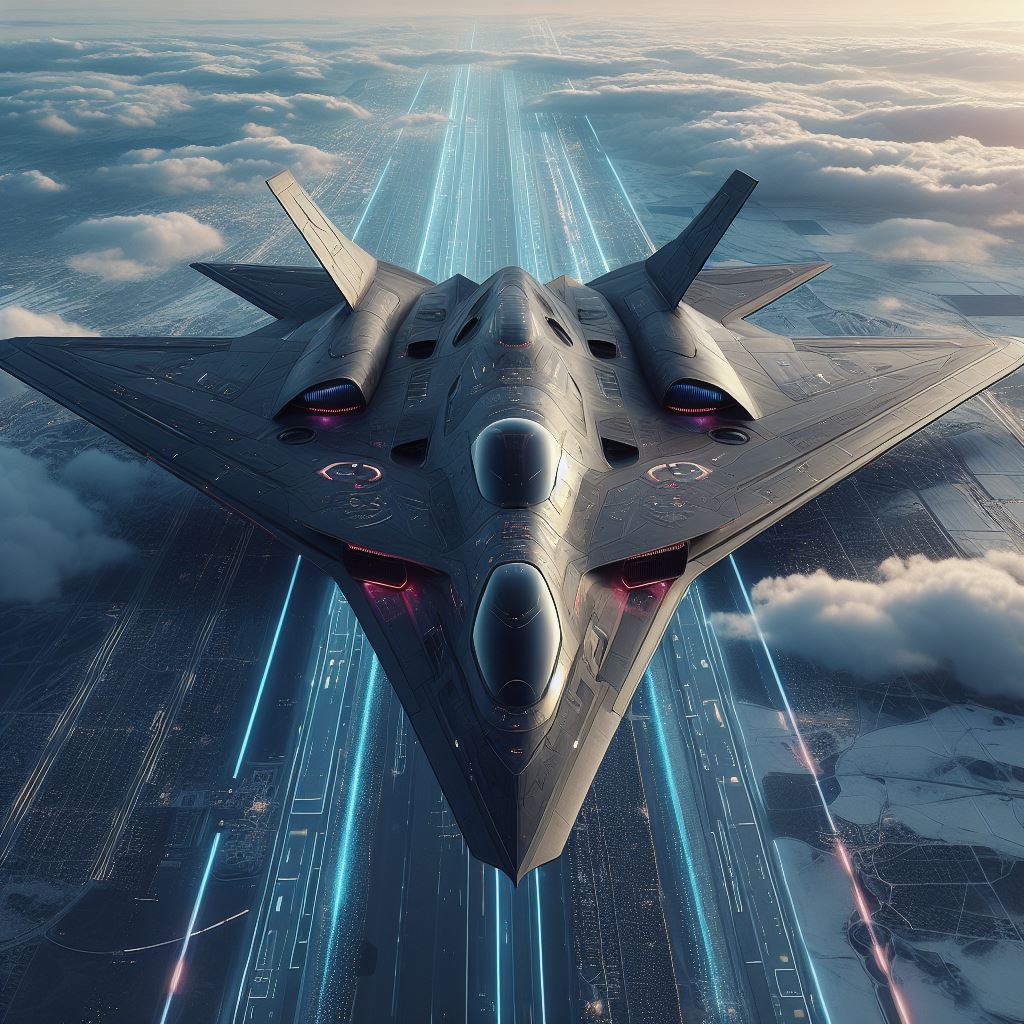 Futuristic Polish Stealth Bomber jet 2 by Jesse220 on DeviantArt