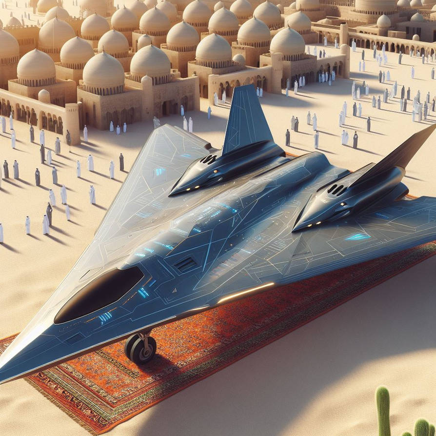 Futuristic Arabian Stealth Bomber jet by Jesse220 on DeviantArt