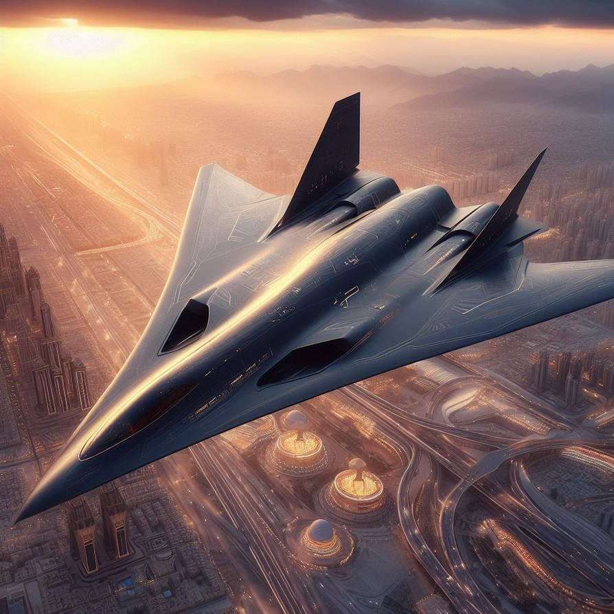 Futuristic Arabian Stealth Bomber jet 2 by Jesse220 on DeviantArt