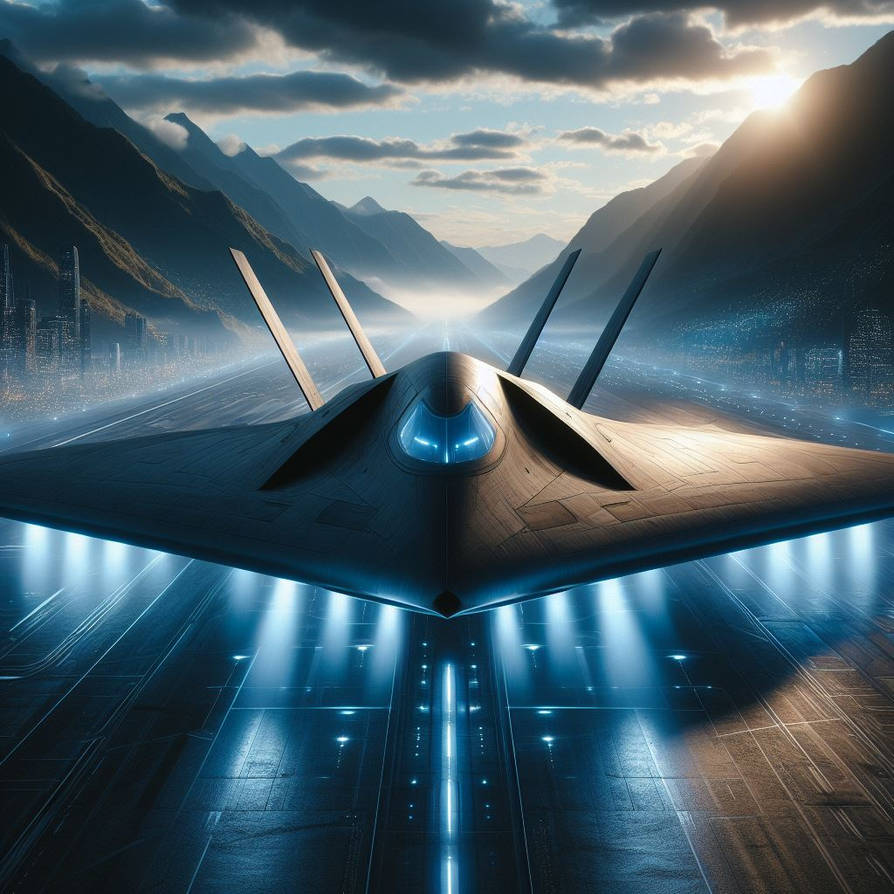 Futuristic Boeing Stealth Bomber jet by Jesse220 on DeviantArt