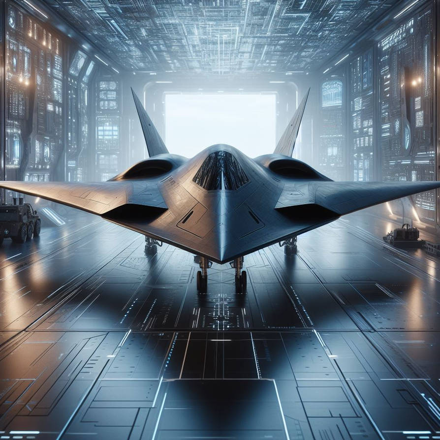 Futuristic Northrup Grumman Stealth Bomber jet 3 by Jesse220 on DeviantArt