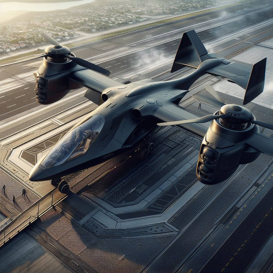 Futuristic Japanese Stealth Transport Helicopter 2 by Jesse220 on ...