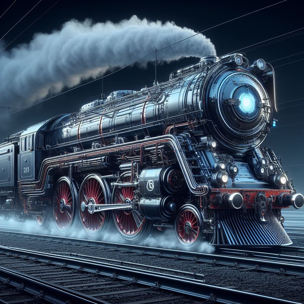 Deviantart Train Engine Futuristic British Steam Locomotive 3 by Jesse220 on DeviantArt