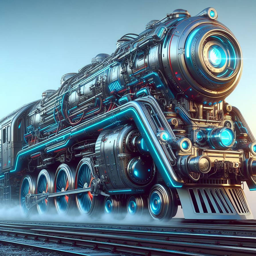 Futuristic British Steam Locomotive 4 by Jesse220 on DeviantArt