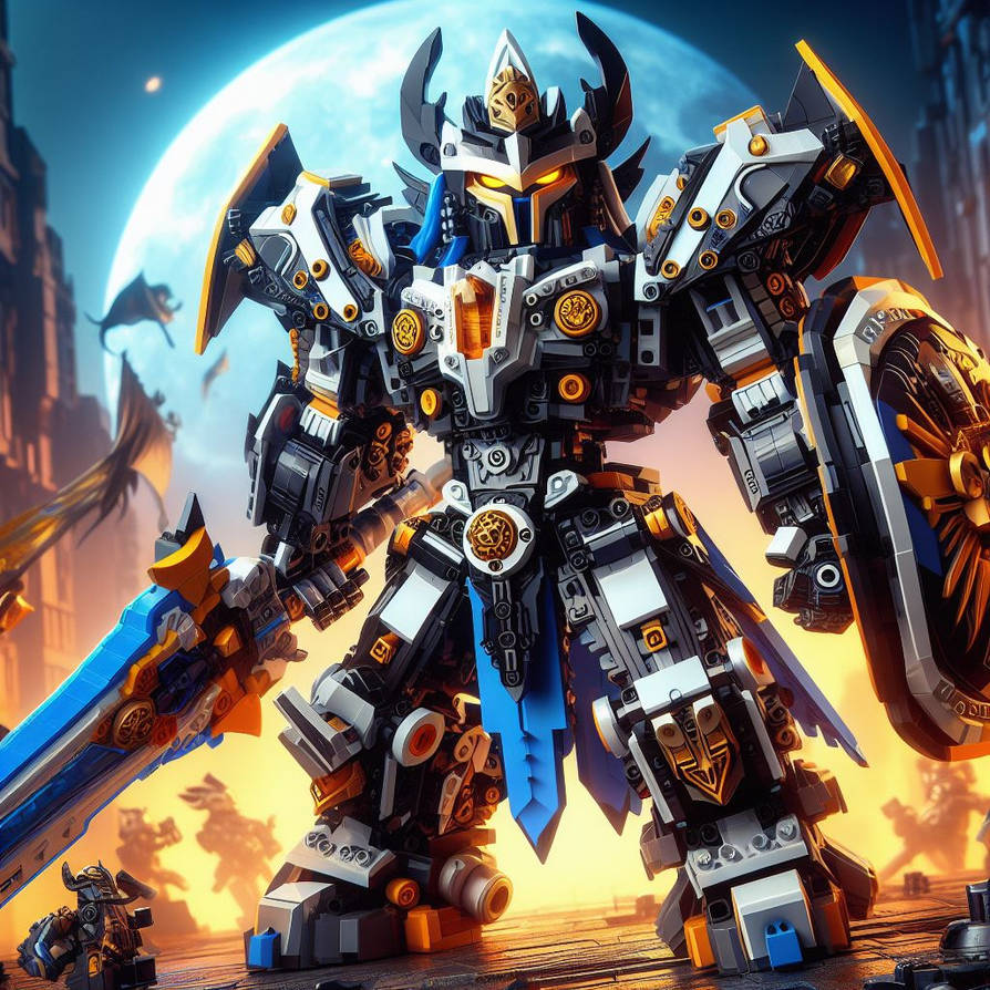 Lego Futuristic Knight Mech 2 by Jesse220 on DeviantArt