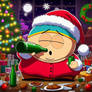 Eric Cartman drunk on Christmas Eve