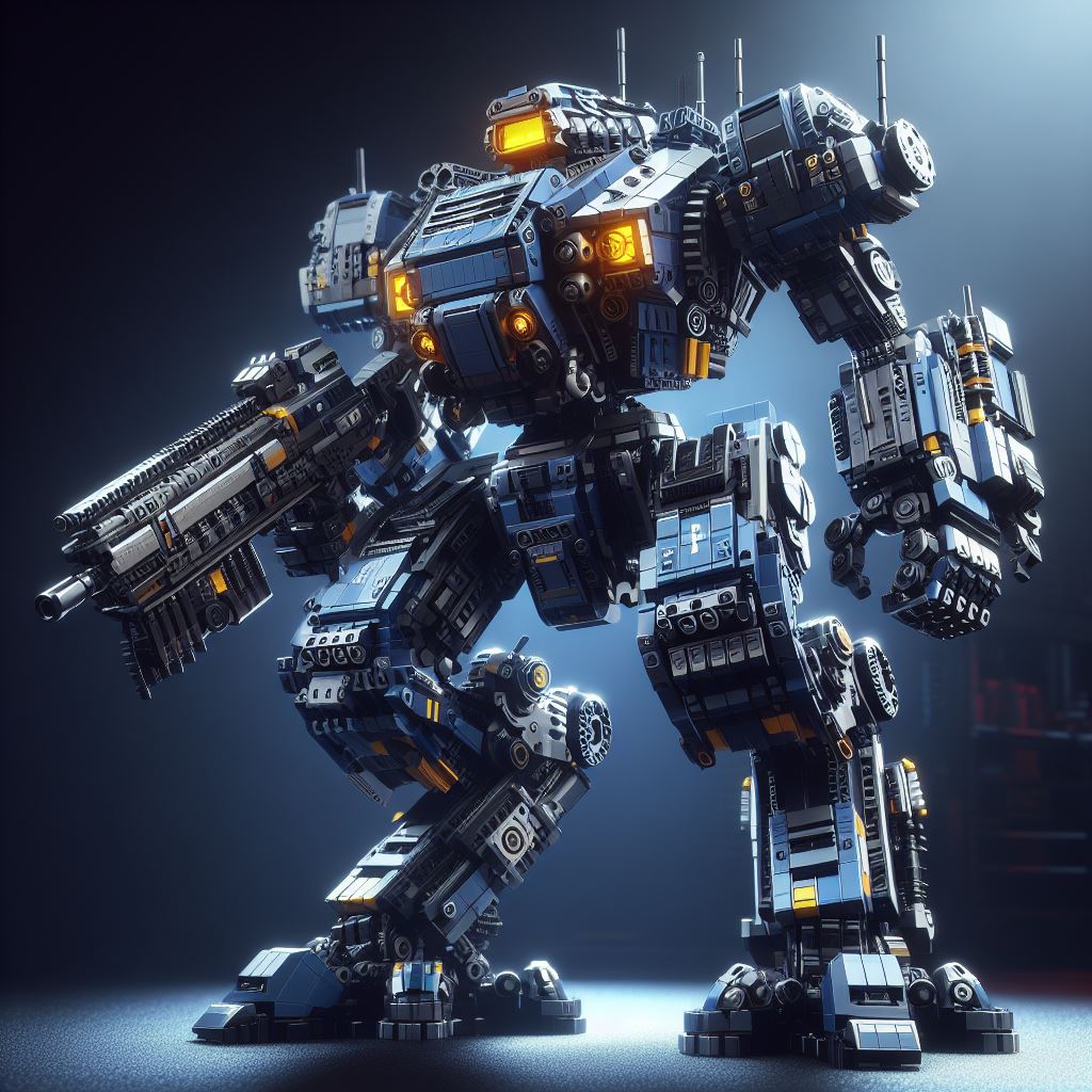 Futuristic Lego Police Mech 2 by Jesse220 on DeviantArt