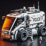 Futuristic 2090s Lego Police Van 2