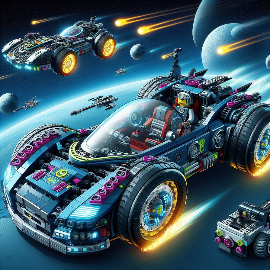 Nasa Lego Car Lego Space Futuristic car Set 4 by Jesse220 on DeviantArt