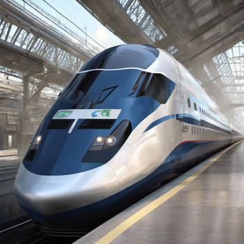 Futuristic Amtrak Biofuel High Speed train 2 