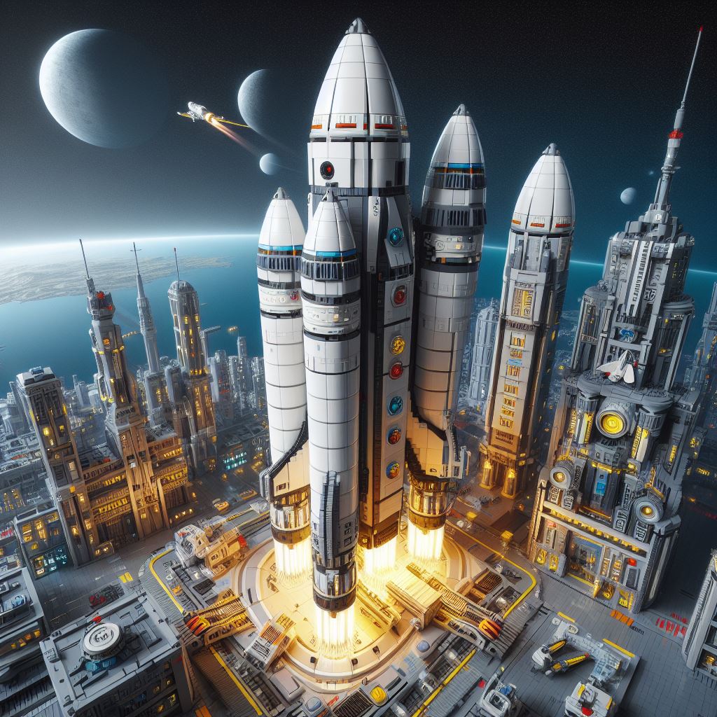 Future City Rockets Lego City Futuristic Space Rocket Set 2 by Jesse220 on DeviantArt