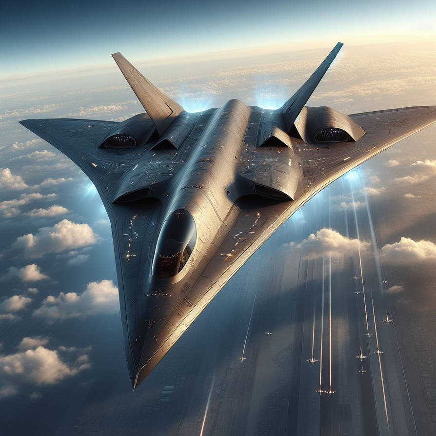 Futuristic Tupolev Stealth Bomber Jet by Jesse220 on DeviantArt