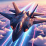 Futuristic F-31 Stealth Fighter Jet 2