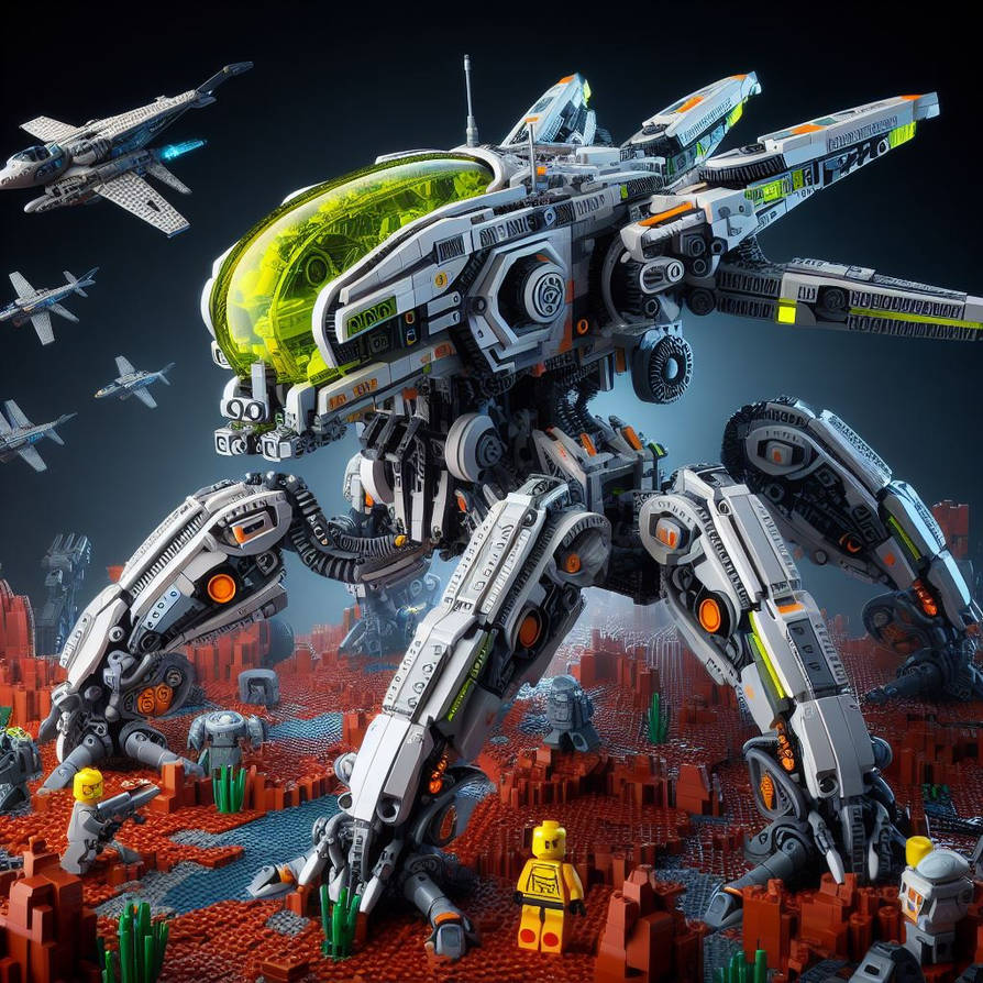 Lego 2025 Alien Space Mech Set 4 by Jesse220 on DeviantArt