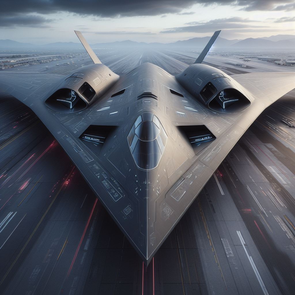 Futuristic General Dynamics Stealth Bomber Jet 4 by Jesse220 on DeviantArt