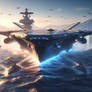 Overwatch Futuristic aircraft carrier 3