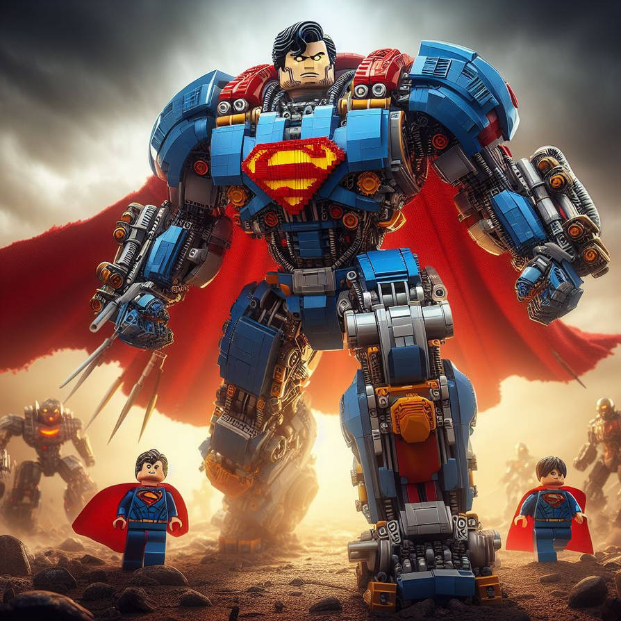 Lego Superman Mech Set By Jesse220 On DeviantArt Lego superman mech set by jesse220 on deviantart