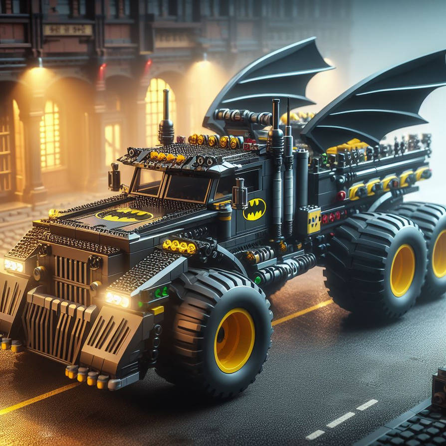Bat T Ruck Lego Batman Bat Truck set by Jesse220 on DeviantArt