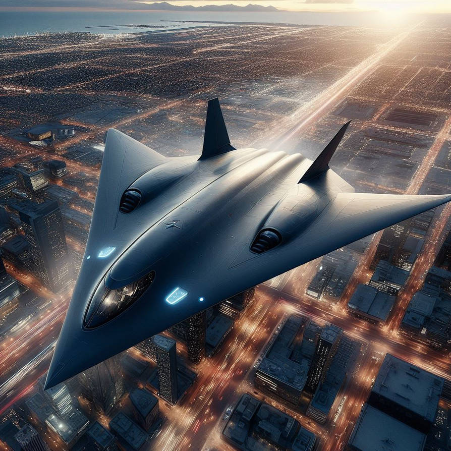 Futuristic Airbus Stealth Bomber Jet by Jesse220 on DeviantArt