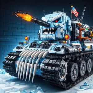 Lego DC Mr. Freeze's tank