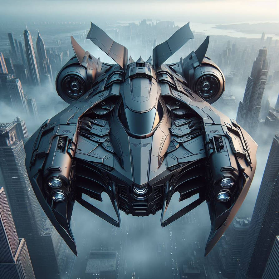 Batmobile 2 Batman Futuristic Flying batmobile 2 by Jesse220 on DeviantArt