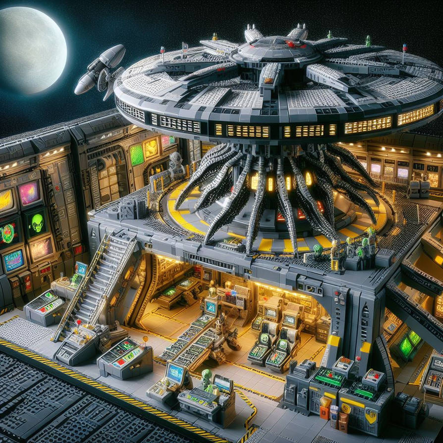 Lego Alien Command Center Set by Jesse220 on DeviantArt