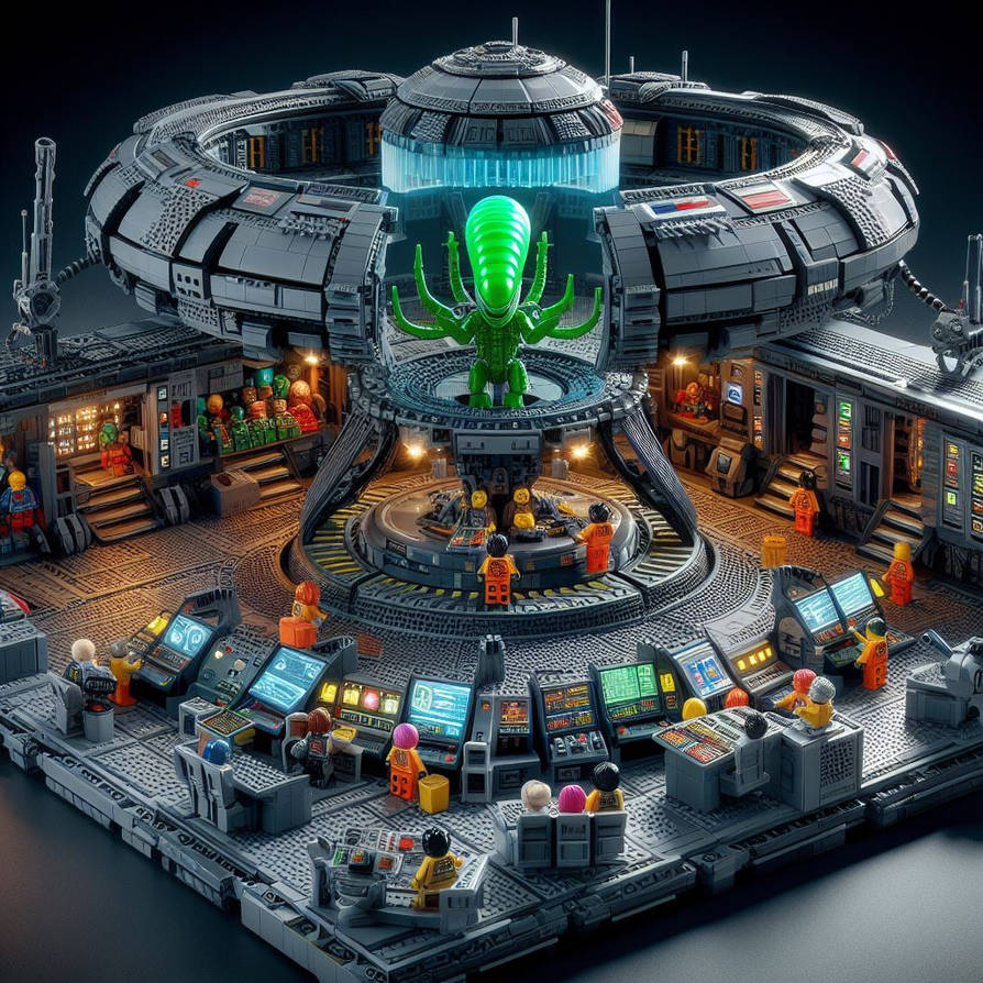 Lego Alien Command Center Set 4 by Jesse220 on DeviantArt