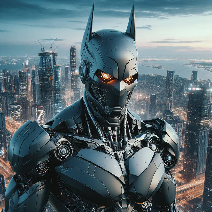 Batman Batbot Futuristic Batman Batbot by Jesse220 on DeviantArt