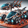 Lego Futuristic 2090s Mars Flying Car set