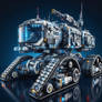 Futuristic 2090s Lego Space Excavator vehicle 4